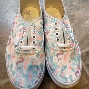 NWT Vans Mermaid Ice Flow Glitter Shoes